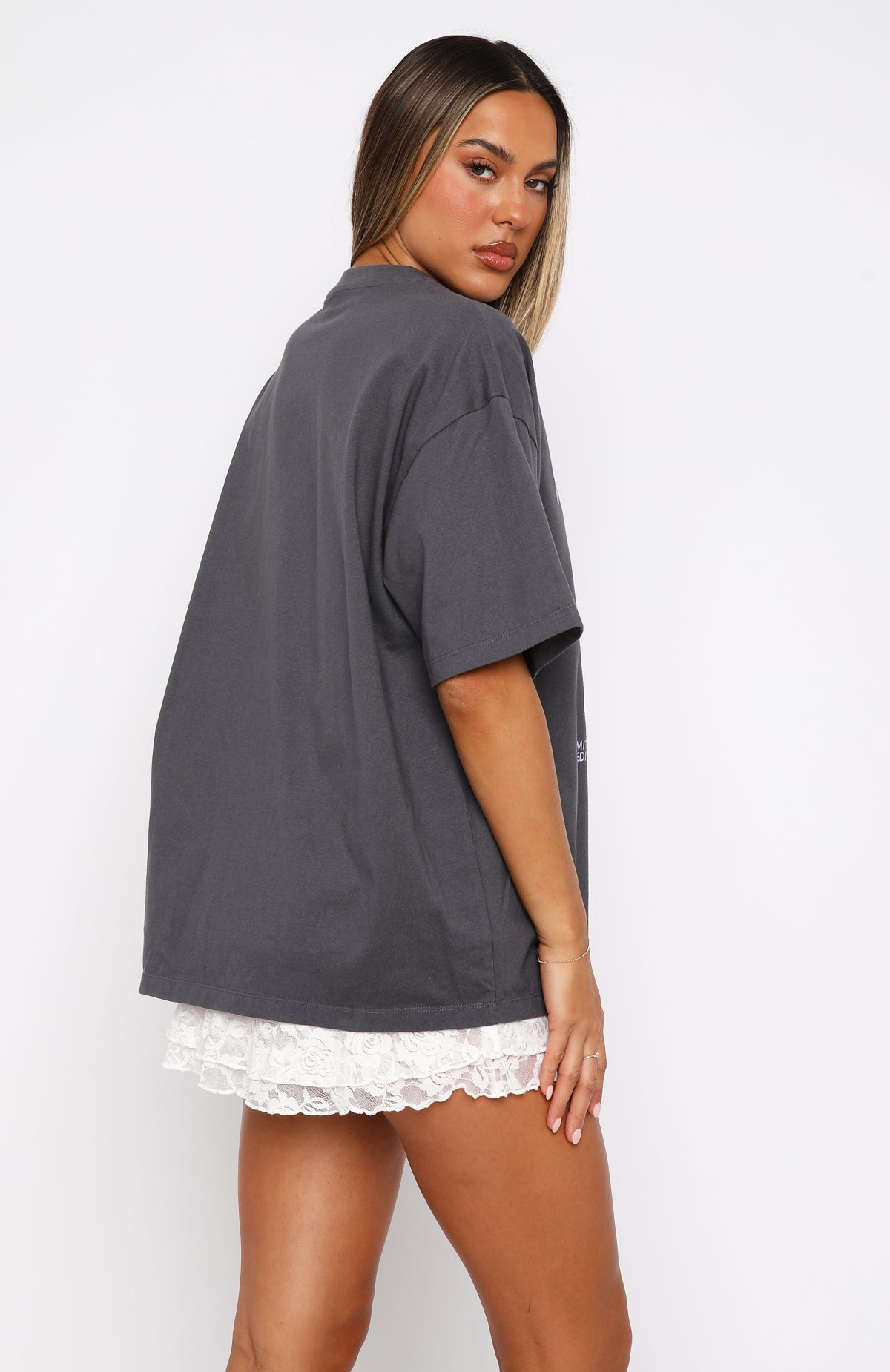 With Love Forever Oversized Tee Volcanic