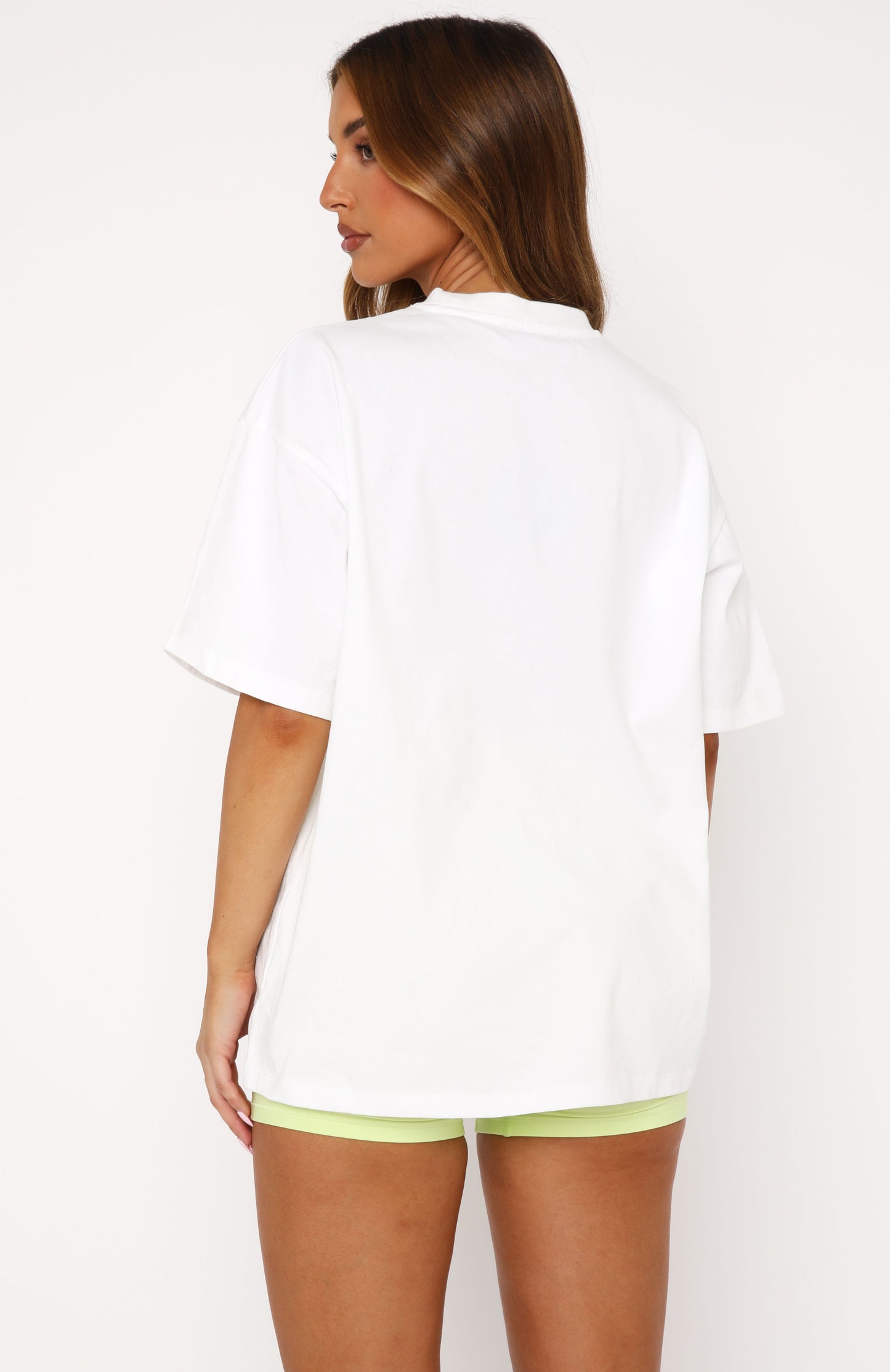 Down To The Wire Oversized Tee White
