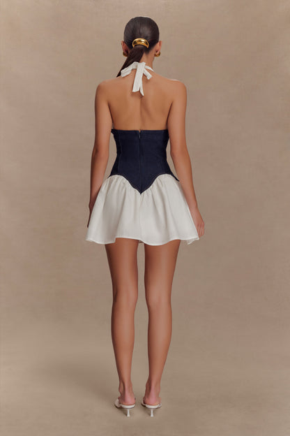 Merlyn Denim Cotton Mini Dress