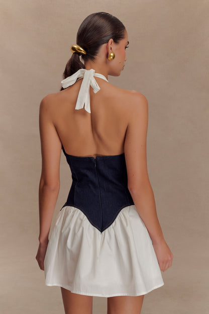 Merlyn Denim Cotton Mini Dress