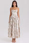 Cream Floral Print