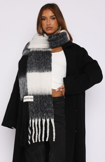 Colorado Scarf Black/White