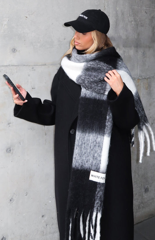 Colorado Scarf Black/White