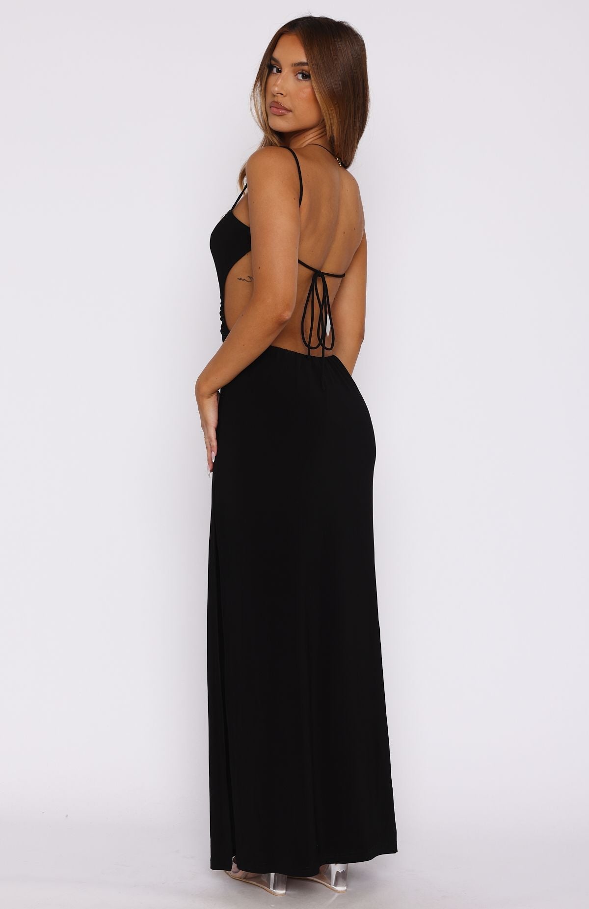 Don't Get Me Started Maxi Dress Black