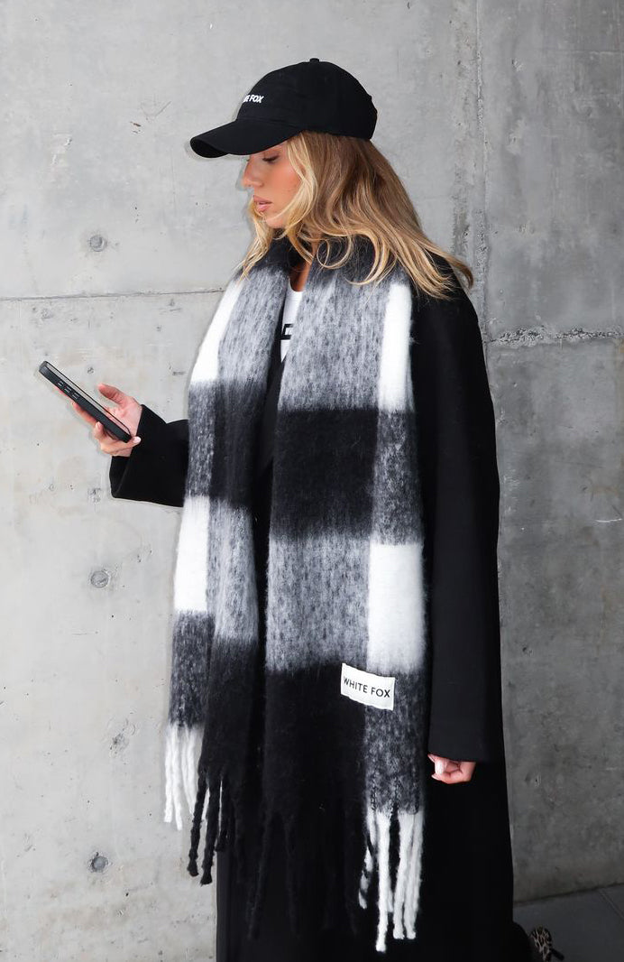 Colorado Scarf Black/White