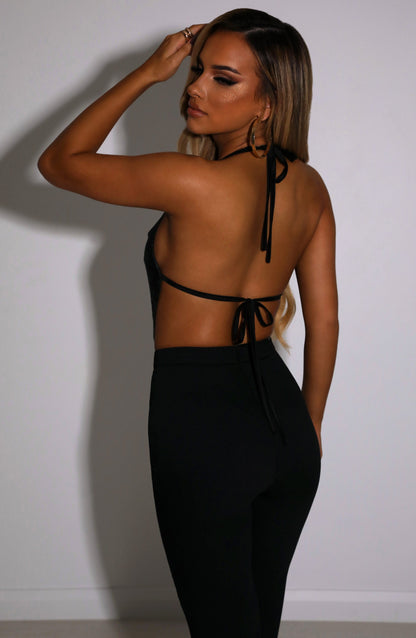 Valery Diamante Top - Black